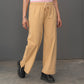 Women Trouser Wide Leg - Latte