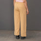 Women Trouser Wide Leg - Latte