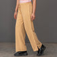 Women Trouser Wide Leg - Latte
