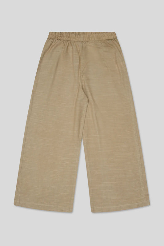 Women’s Beige Wide Leg Pants