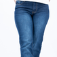 Women Flare Fit Denim Jeans - Dark 