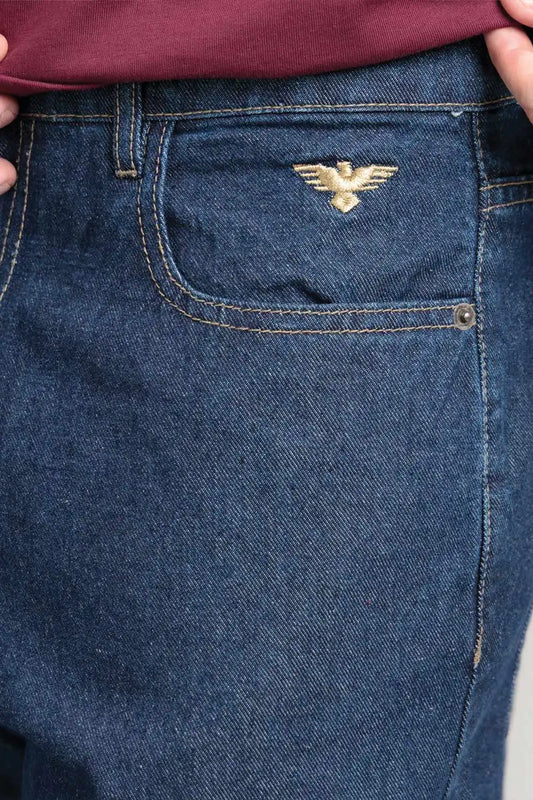 Women’s Indigo Skater Fit Cargo Denim Jeans