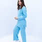 Women Plain Co-Ord Set - Jacaranda
