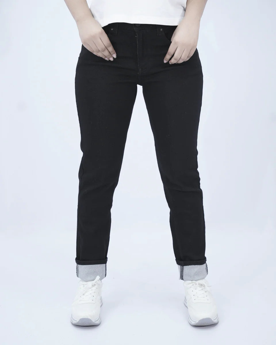 Women’s Black Slim Fit Denim Jeans