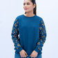 Women Sweatshirt Regular Fit - Blue