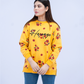 Women Sweatshirt Regular Fit - Mustard