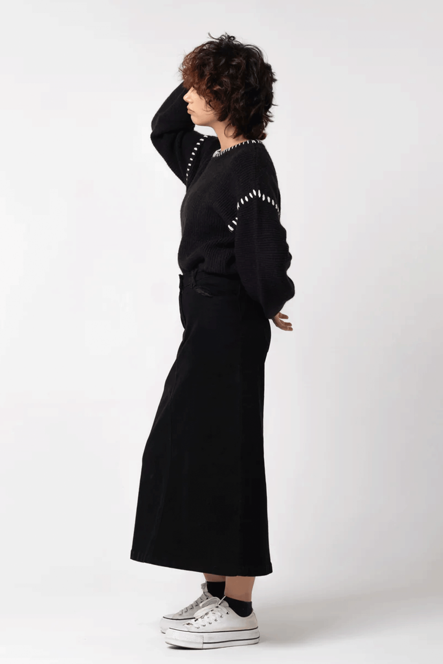 Women’s Free Size Cardigan - Black