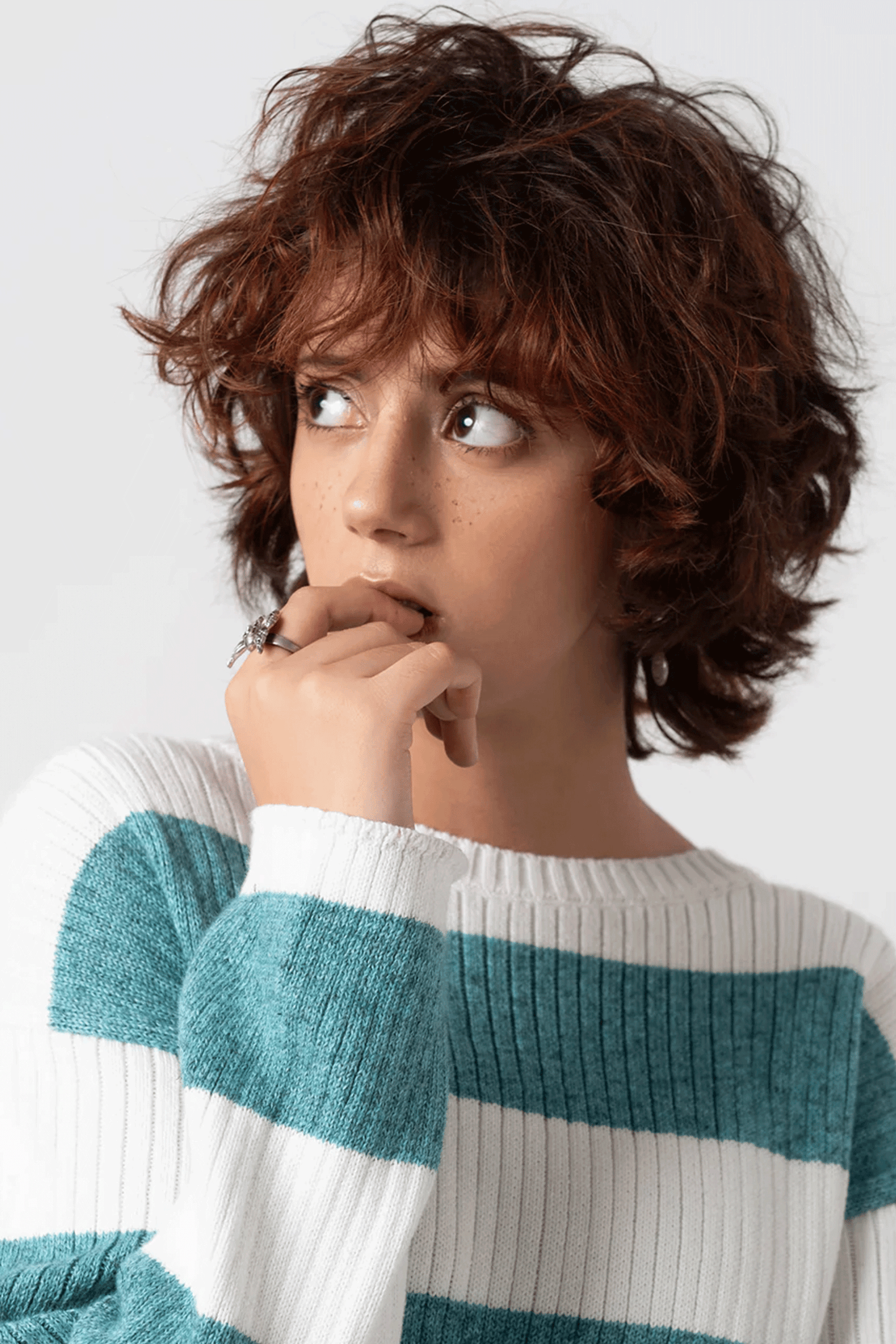 Women’s Razz Cardigan - White & Blue