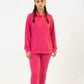 Women’s Fuchsia Pink Regular Tracksuit