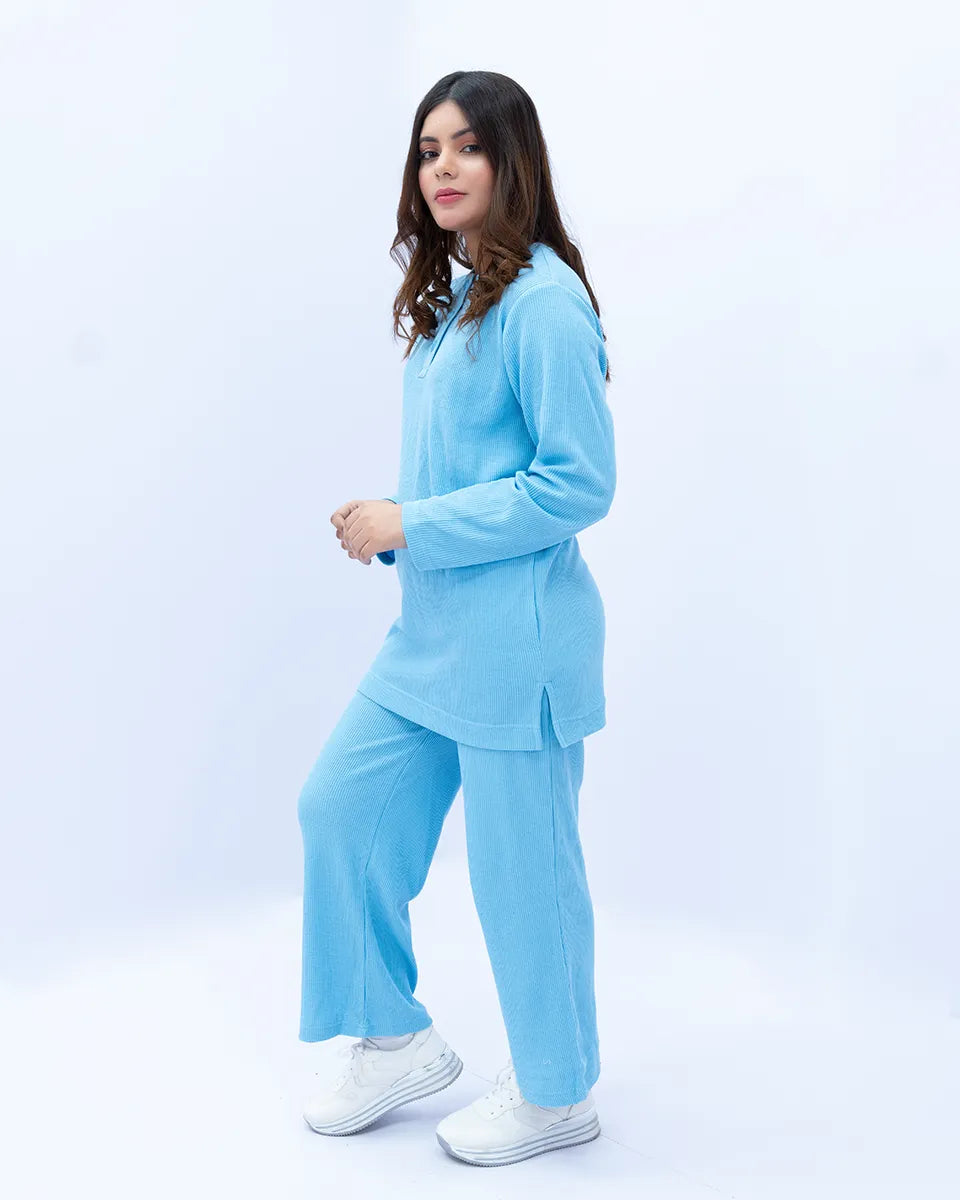 Women’s Jacaranda Plain Co-Ord Set on a white background