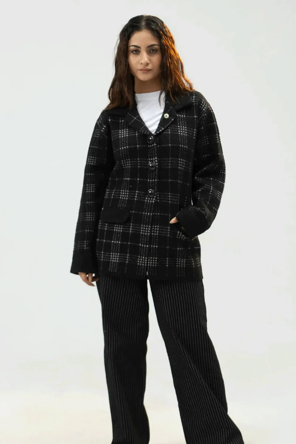 Women’s Black Regular Fit Jersey