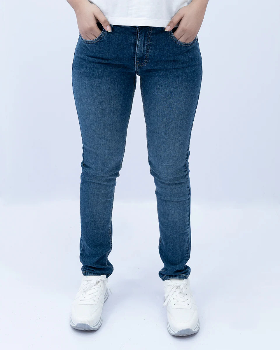 Women’s Blue Slim Fit Denim Jeans