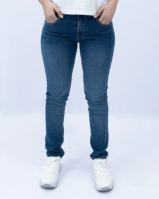Women’s Blue Slim Fit Denim Jeans