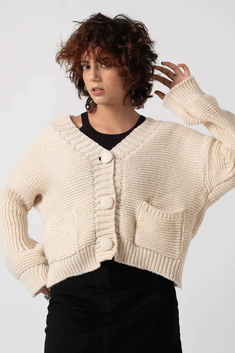 Women’s Cream Cardigan