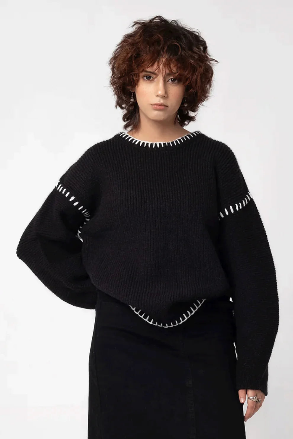 Women’s Free Size Black Cardigan