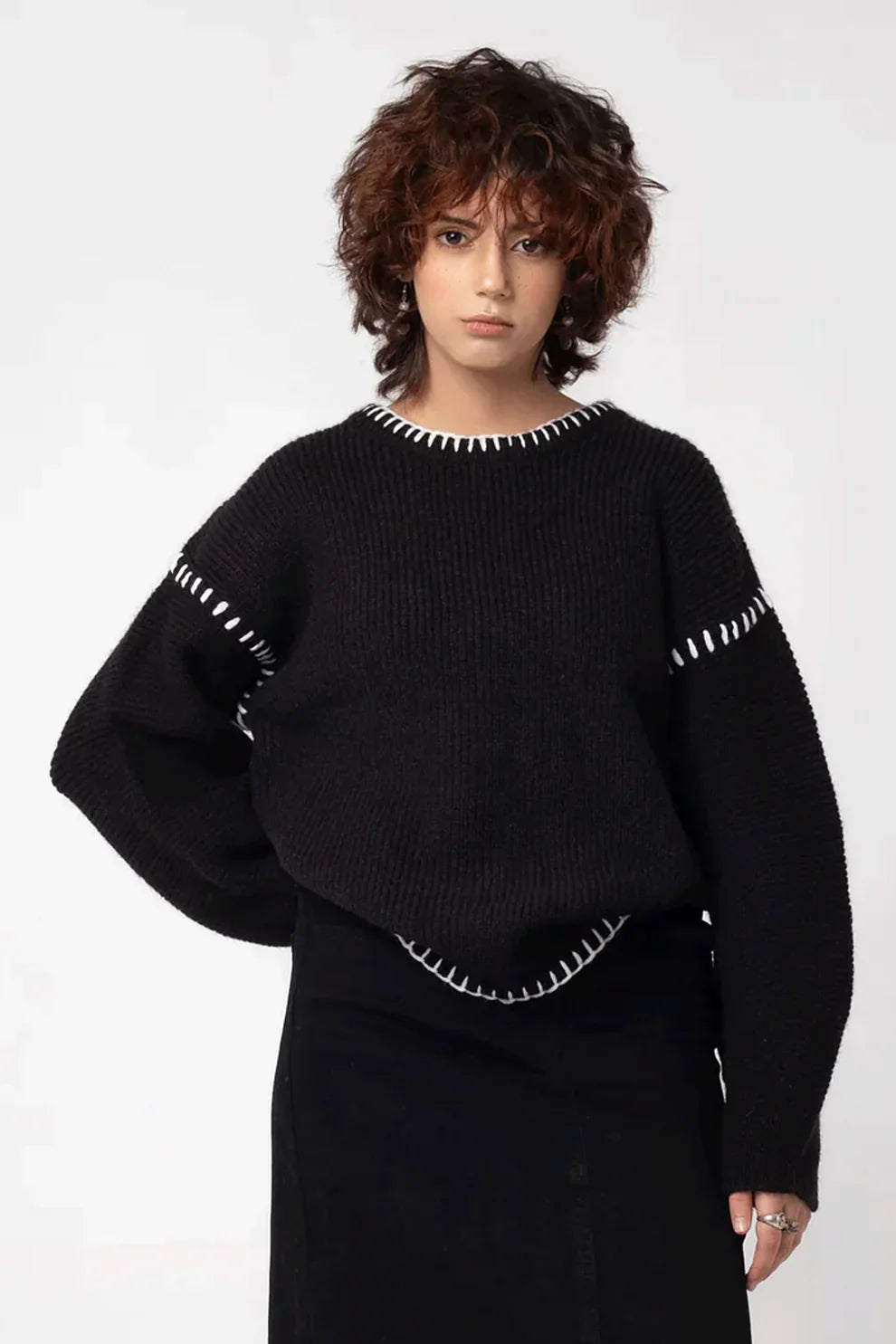 Women’s Free Size Black Cardigan