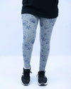 Women’s Grey Printed Leggings
