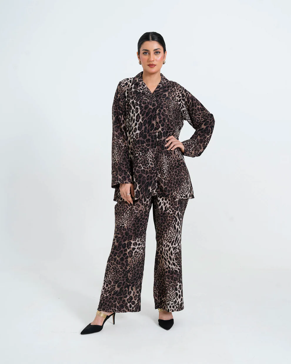 Women’s Leopard Print Co-Ord Set