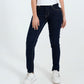 Women’s Navy Blue Slim Fit Denim Jeans