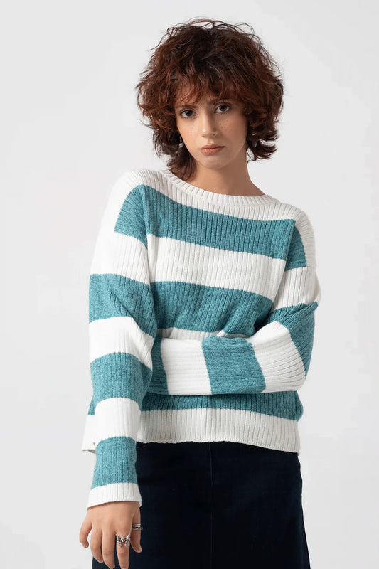 Women’s Razz White/Blue Cardigan