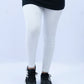 Women’s White Plain Tights
