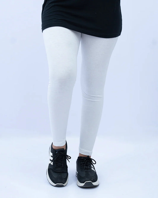 Women’s White Plain Tights