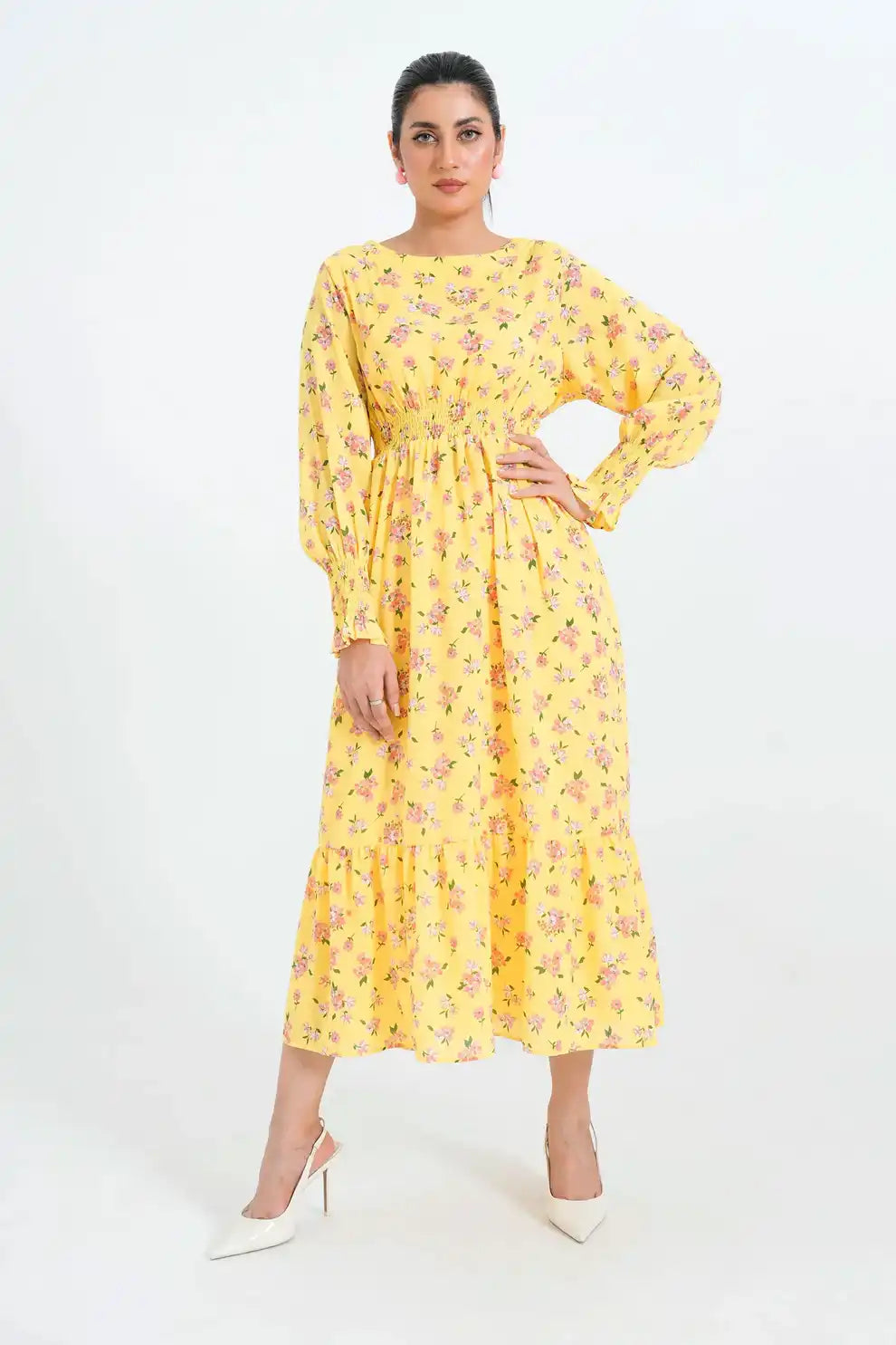 Women’s Yellow Maxi Dress