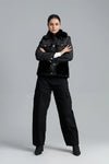 Women’s black lris outerwear jacket