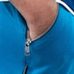Jogger With Side Zips - Ink Blue
