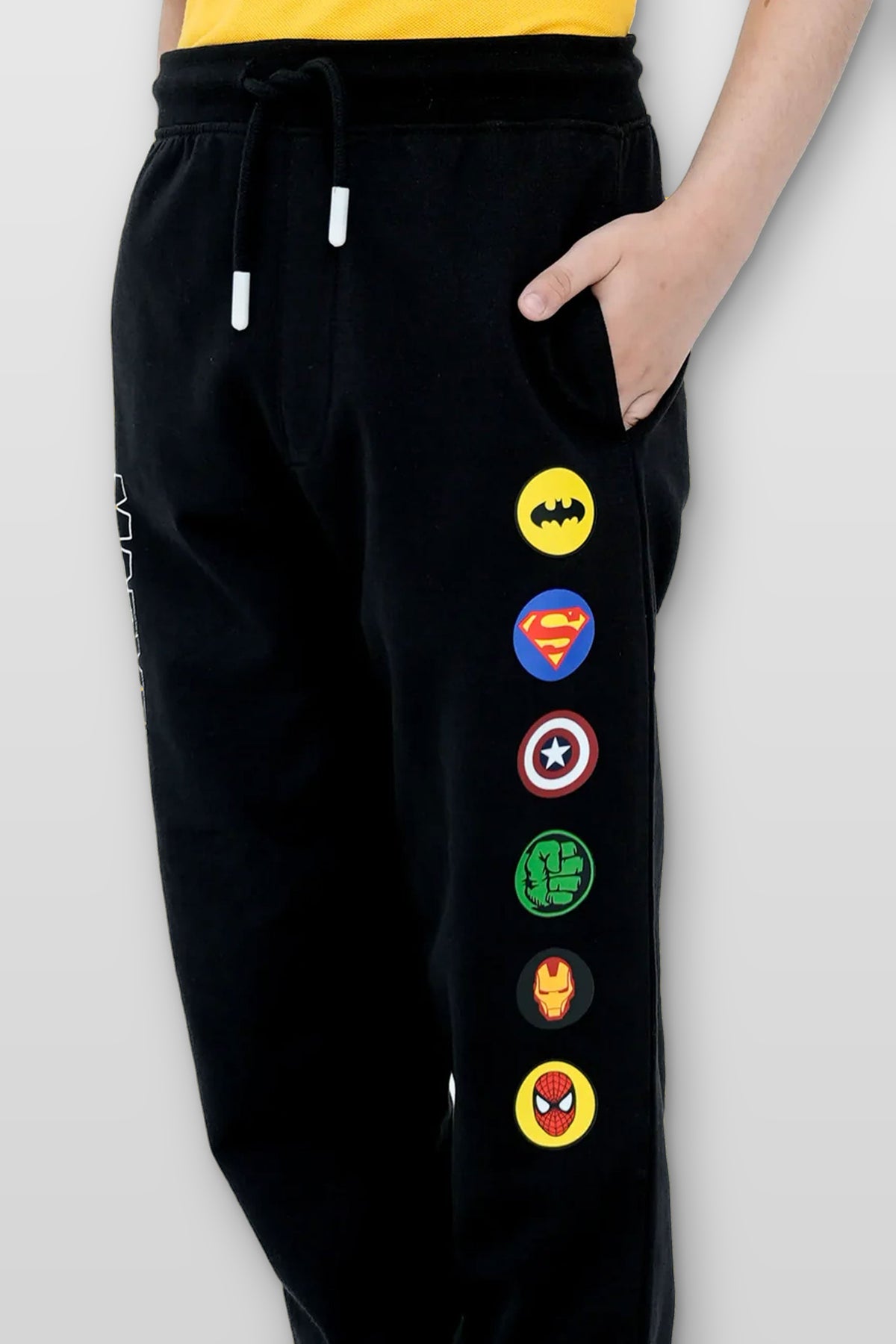 Kids Regular Fit Trouser - Black