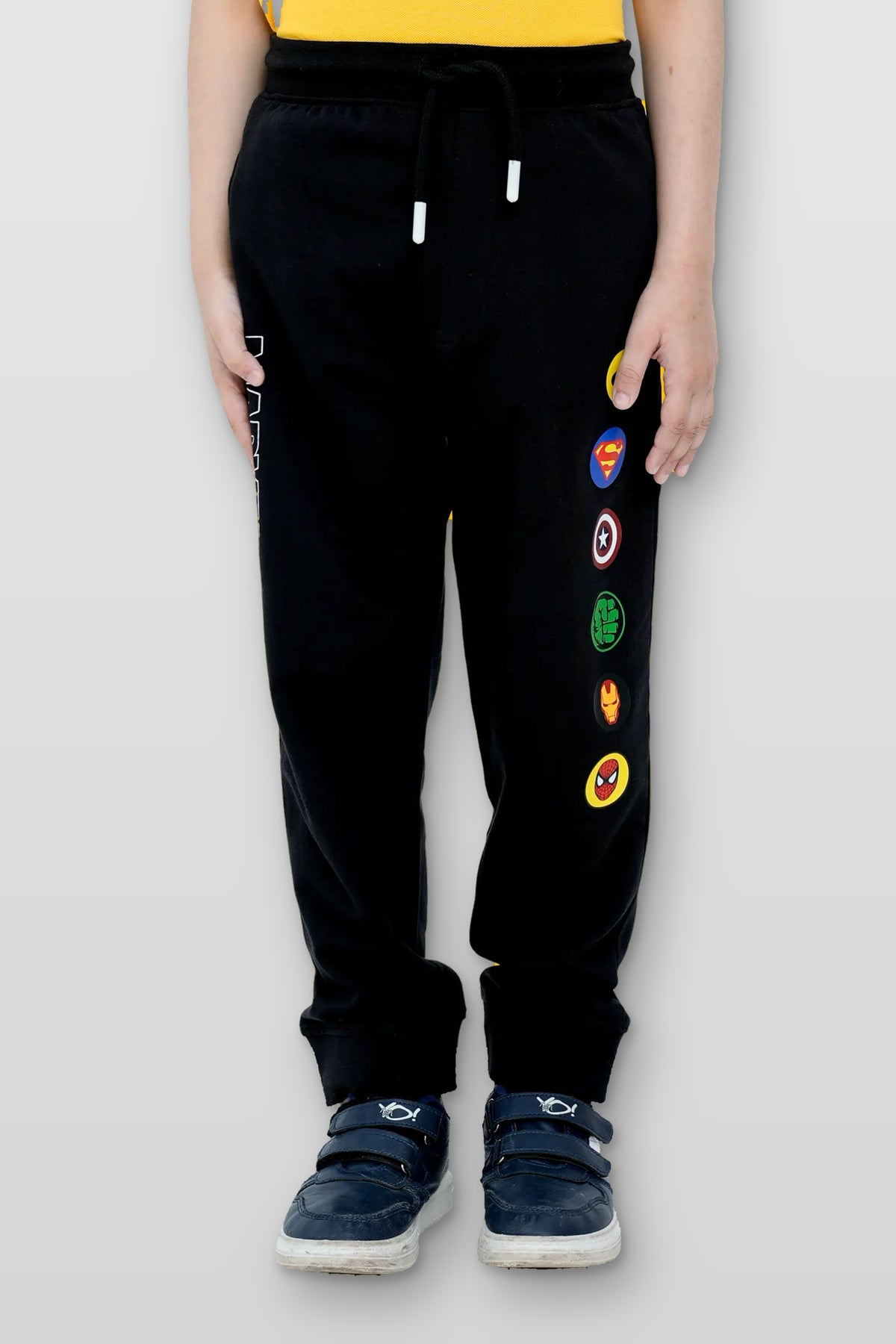 Kids Regular Fit Trouser - Black