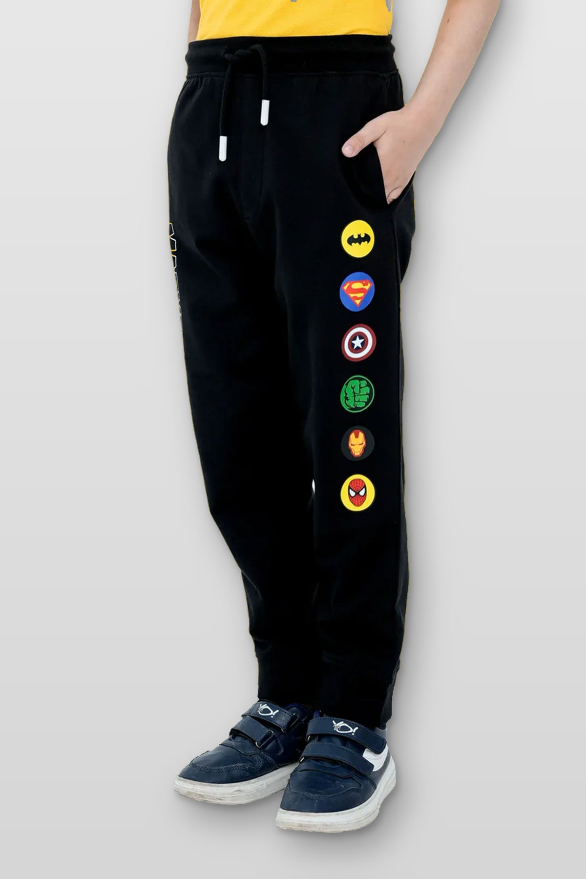 Kids Regular Fit Trouser - Black