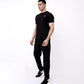 Men’s Solid Co-ord Set – Jet Black