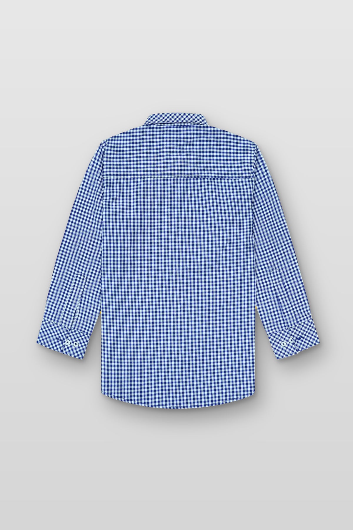 Boys’ Full Sleeves Casual Shirt - Blue & White