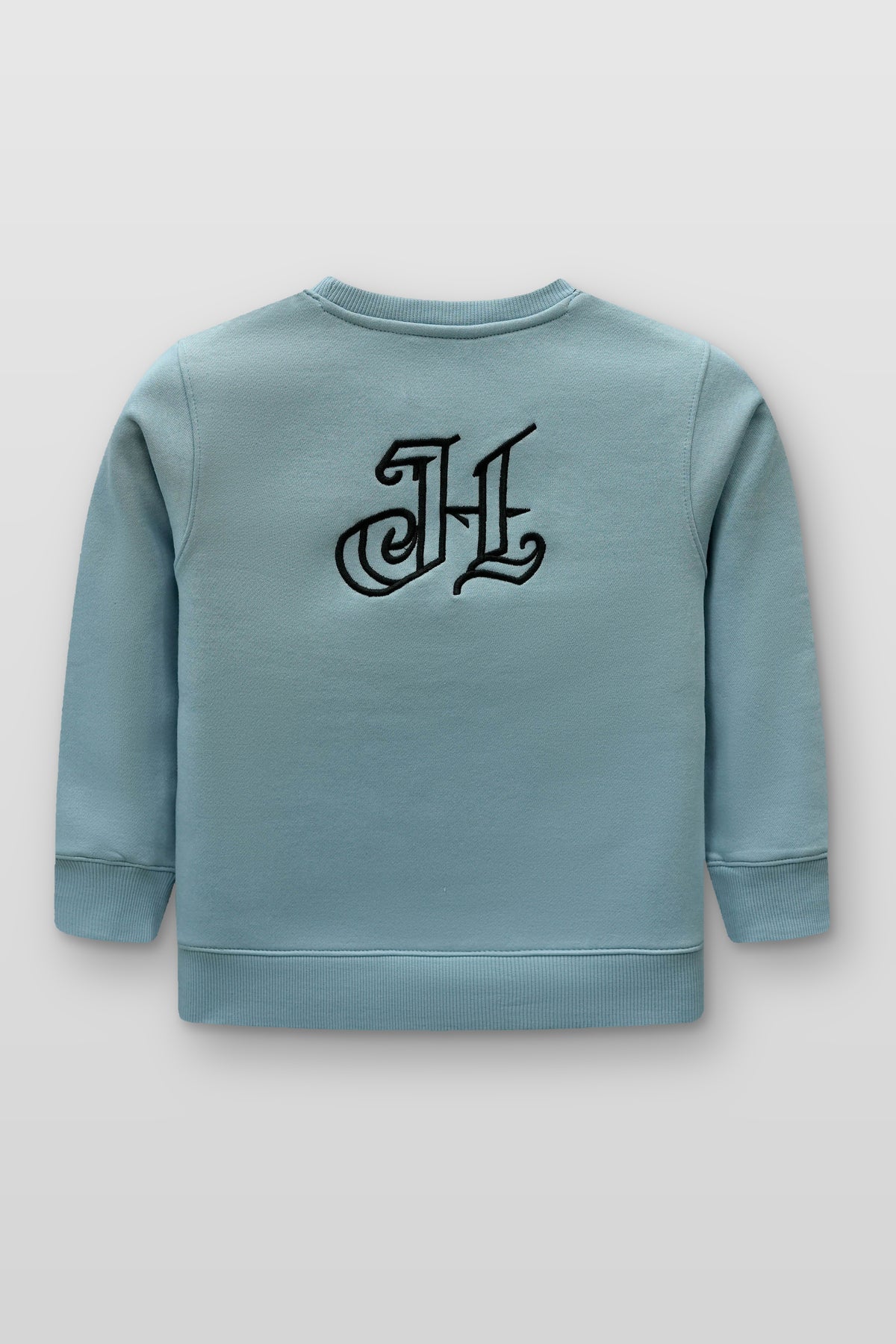 Little Boys’ Screen Print Sweatshirt - Aqua Splash