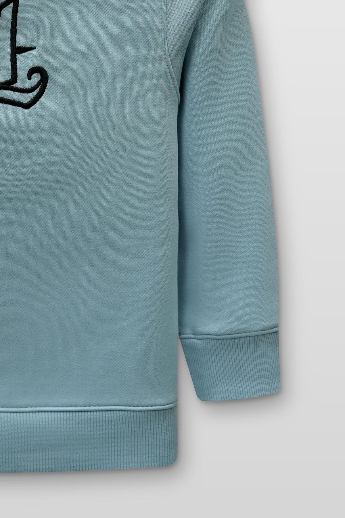 Little Boys’ Screen Print Sweatshirt - Aqua Splash