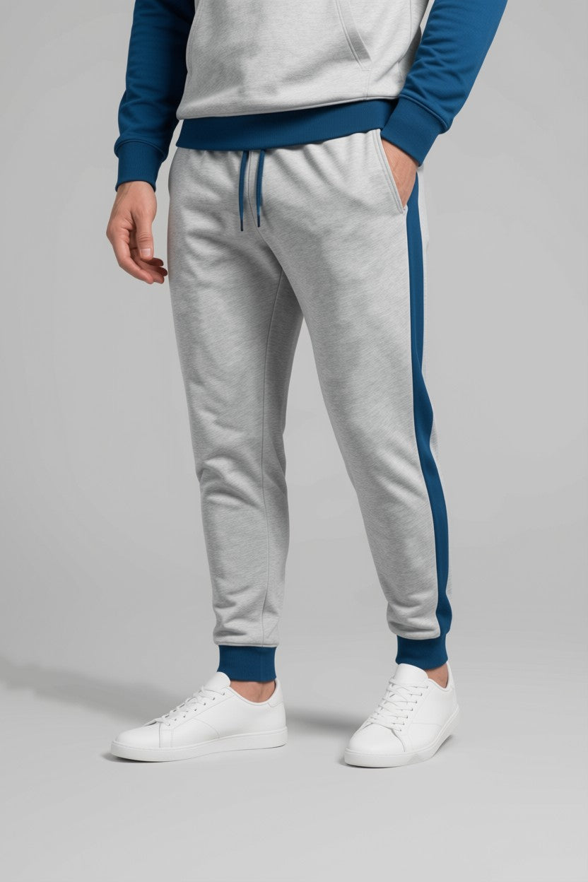 Premium Men’s Trouser Cotton Blend- Blue and Grey