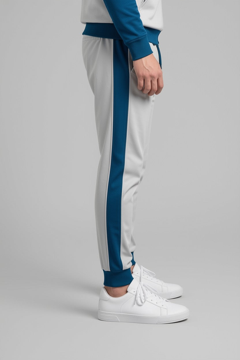 Premium Men’s Trouser Cotton Blend- Blue and Grey