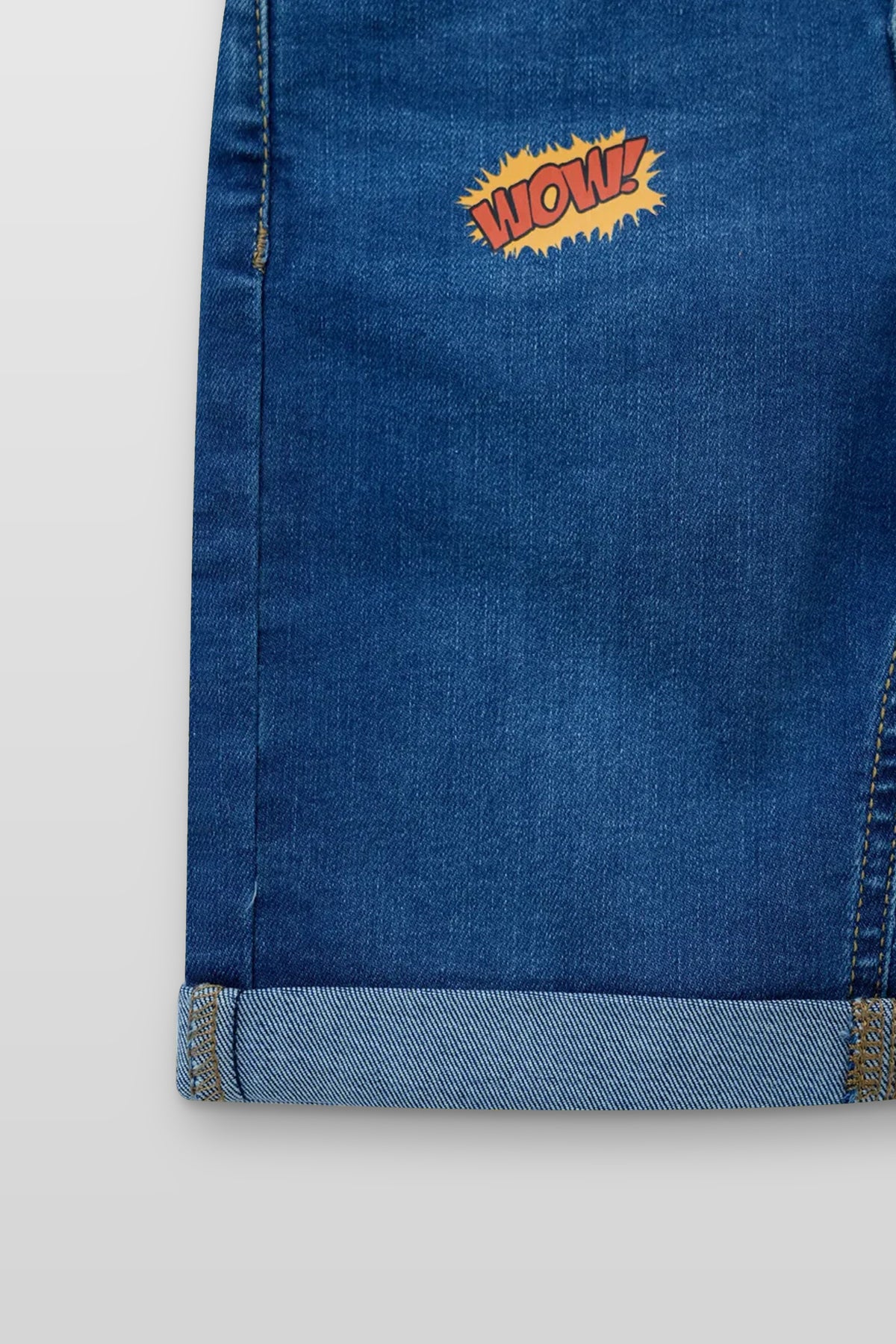 Boy Denim Short - Mid Blue