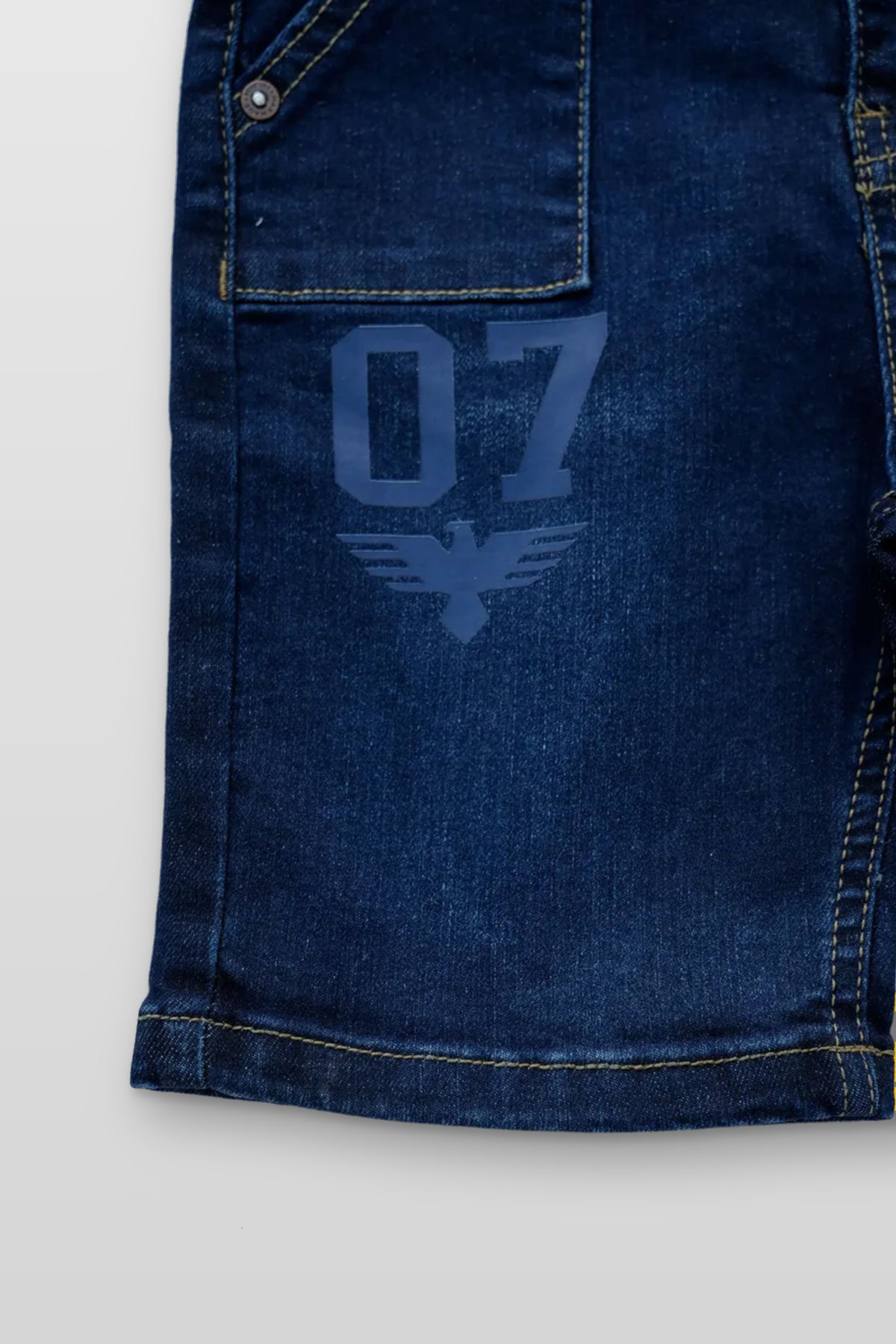 Boy Denim Short - Dark Blue