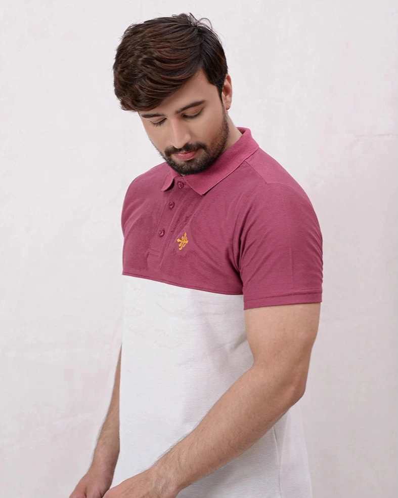 Men Cutline Polo Shirt - 4 Colors