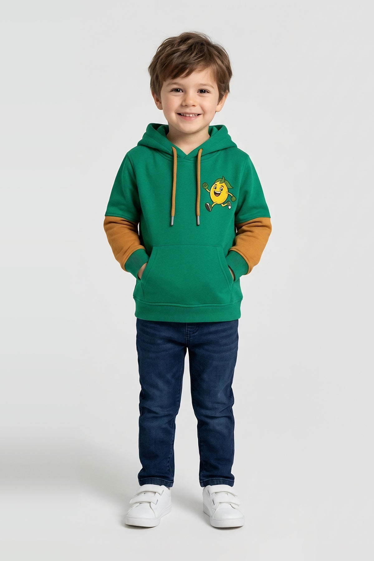 Kids' Graphic Fleece Hoodie - Foliage