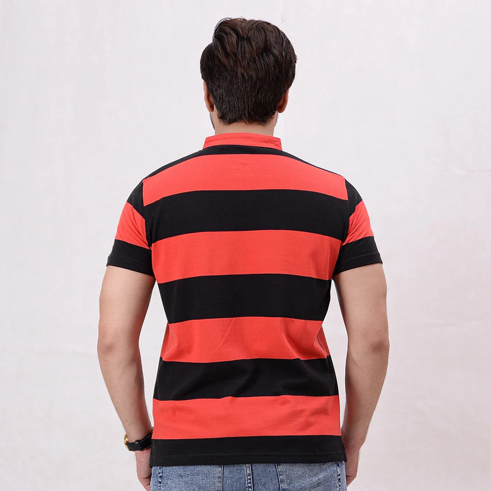 Men Stripe Polo Shirt - 6 Colors - Harwage