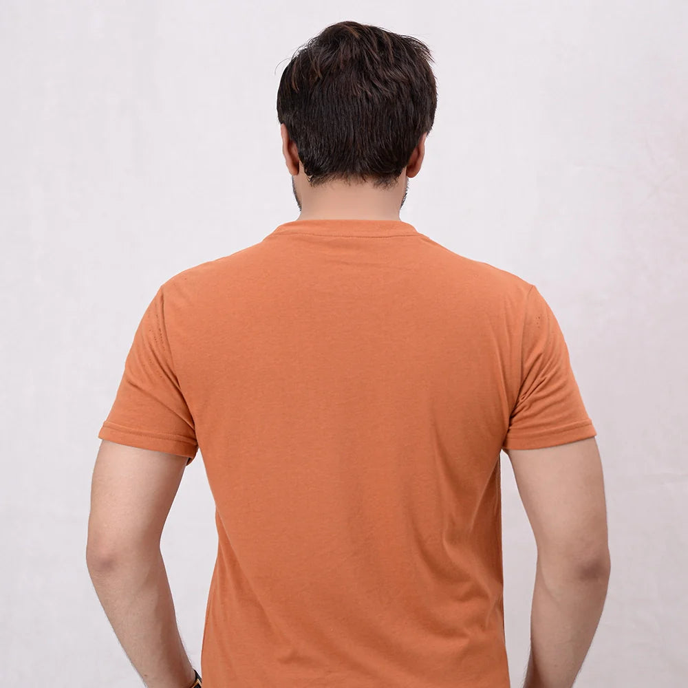 Men Copper Printed T-Shirt - Harwage