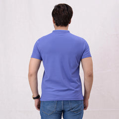 Men Ban Neck Polo Shirt - 3 Colors