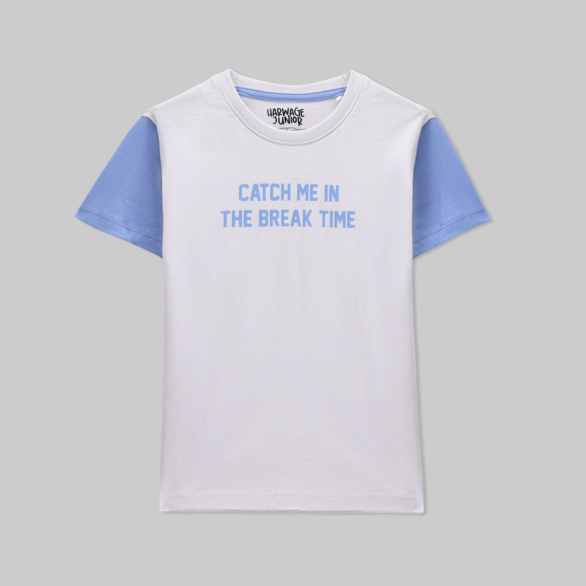 Little Kids Round Neck T-Shirt – Bit of Blue