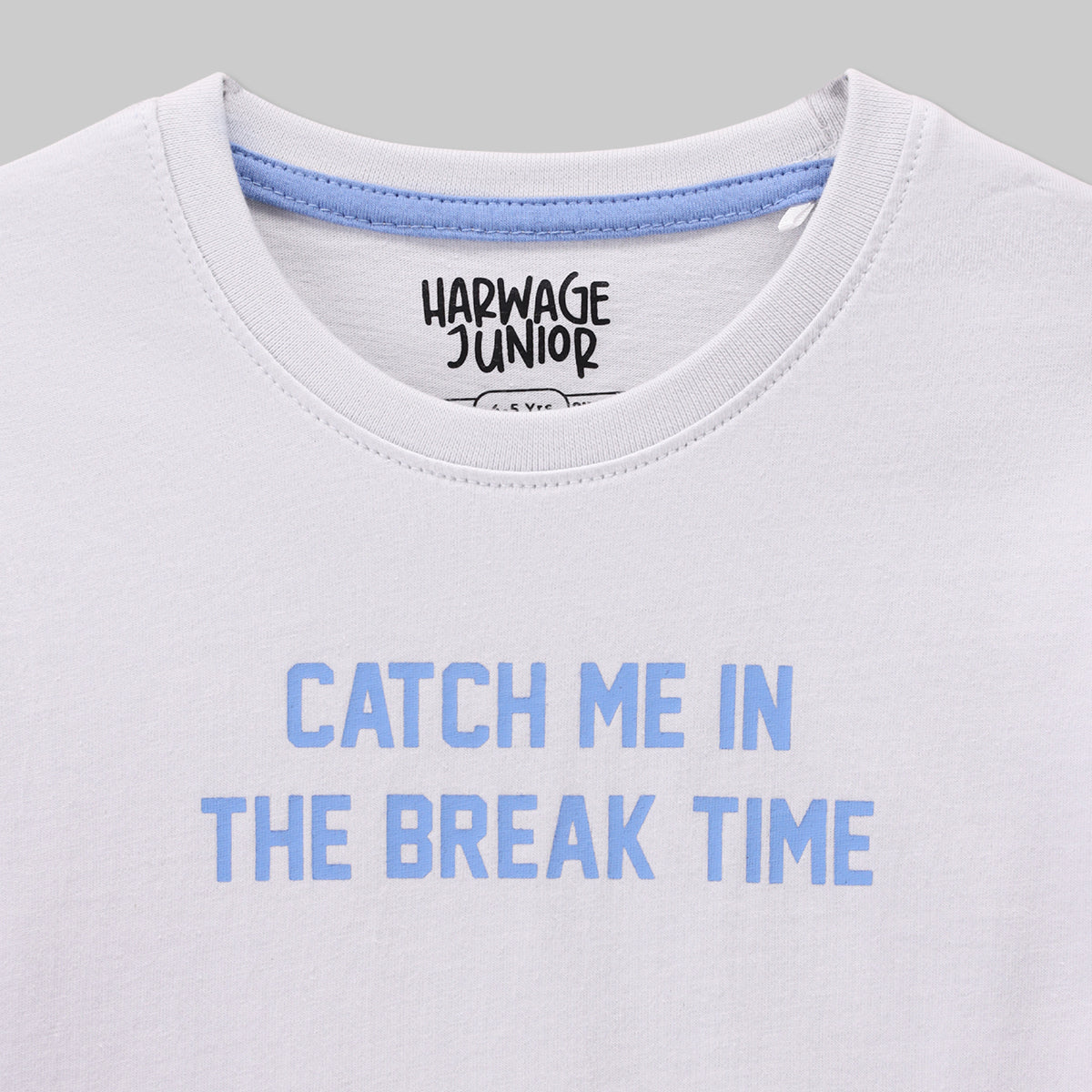 Little Kids Round Neck T-Shirt – Bit of Blue