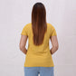 Women Basic Premium Polo Shirt - Primrose Yellow - Harwage
