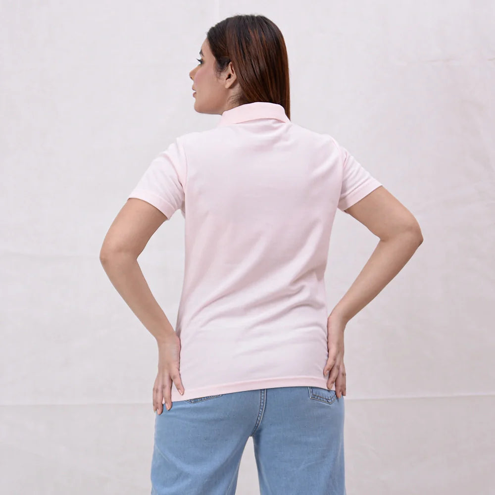 Women Basic Premium Polo Shirt - Tender Touch - Harwage
