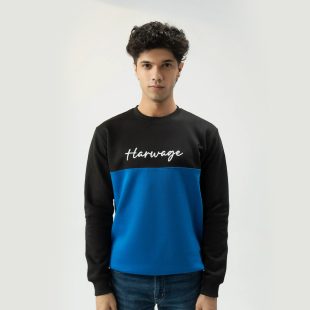 Men's Regular Fit Sweatshirt - Blue